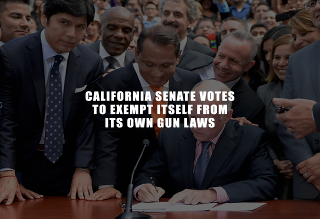 California-Senate-Votes-to-Exempt-Itself-From-Its-Own-Gun-Laws